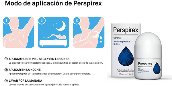 Antitranspirante Perspirex Strong Roll On 20 ml chollo en Amazon