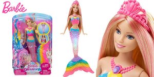Barbie Sirena Dreamtopia Luces de Arcoíris