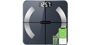 Báscula de baño HealthKeep con Bluetooth