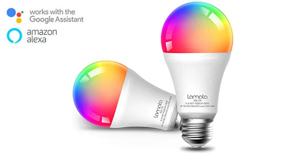 Pack x2 Bombilla LED WiFi RGB Lomota