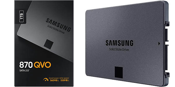 Disco SSD Samsung 870 QVO de 1 TB