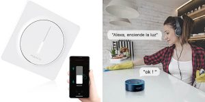 Interruptor inteligente Maxcio compatible con Alexa, Google Home e IFTTT