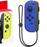 Set Joy-Con azul y amarillo neón