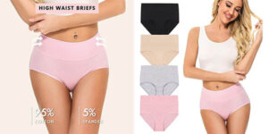 Pack x4 Bragas culotte Ocexteur de cintura alta