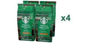 Pack x4 Café en grano Starbucks Pike Place de 450 gr/ud barato en Amazon