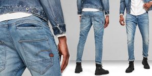 Pantalones vaqueros G-Star Raw D-STAQ 3D para hombre baratos en Amazon