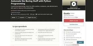 Python automate the boring stuff curso gratis