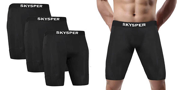 Skysper pantalones cortos compresión baratos