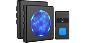 Timbre inalámbrico PewinGo exterior con 55 tonos y aviso visual