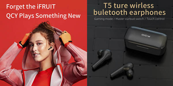 QCY T5 TWS auriculares bluetooth chollo