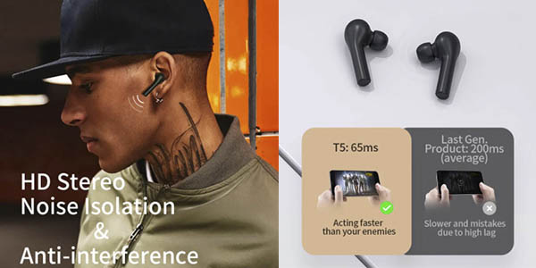 QCY t5 TWS auriculares oferta