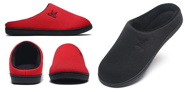 Pantuflas antideslizantes Maiitrip de espuma viscoelástica para hombre baratas en Amazon