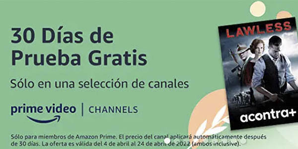 Amazon Prime Video Channels gratis