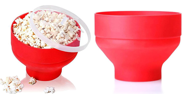 Recipiente de palomitas para microondas barato en AliExpress