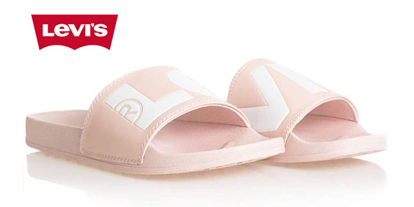 Chanclas Levi's June L Sliders para mujer baratas en Amazon