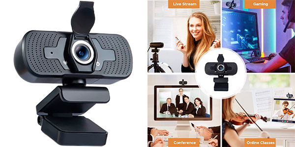 Chollo Webcam Muson 1080P con micrófono