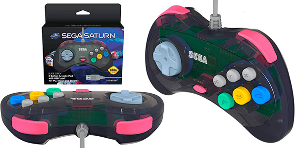 Gamepad USB Retro-Bit Sega Saturn barato