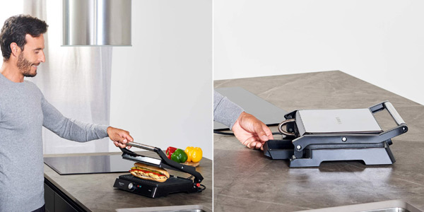 Plancha de asar Taurus Etna Inox 2 en 1 de 2.200 W oferta en Amazon