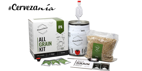 Kit para hacer cerveza IPA Brew&Share All Grain barato en Amazon