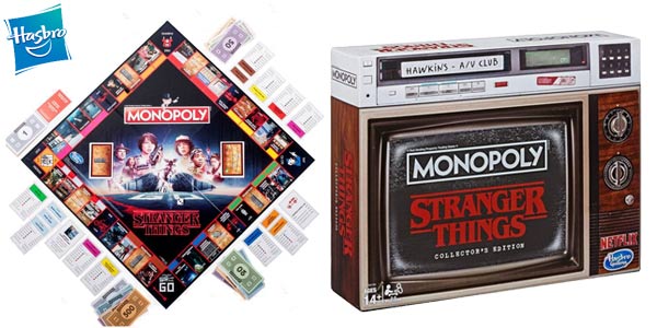 Juego de mesa Monopoly Stranger Things Edición de coleccionista barato en Amazon