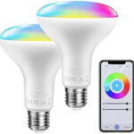 Pack 2x Bombilla LED inteligente Zemnem WiFi E27