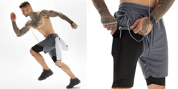 Pantalones cortos deportivos Cmtop para hombre baratos en Amazon