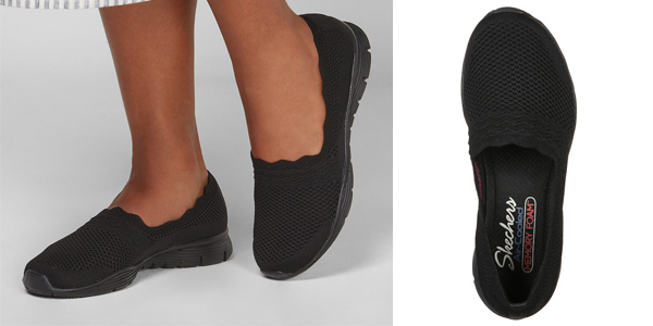 Zapatillas sin cordones Skechers Seager para mujer rebaja en Amazon