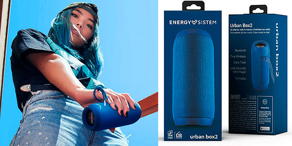 Altavoz portátil Energy Sistem Urban Box 2 con Bluetooth y radio FM