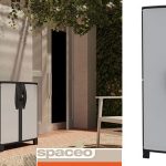 Armario alto multiusos de resina Spaceo Cool XL barato en Leroy Merlin