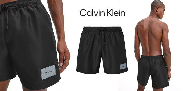 Bañador Calvin Klein Core Solids Short Drawstring para hombre chollo en Amazon