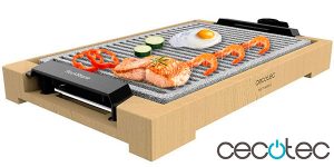 Chollo Plancha de asar Cecotec Tasty&Grill 2000 Bamboo LineStone de 2.000 W