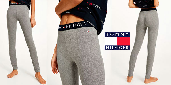 Chollo Leggings largos Tommy Hilfiger con logo para mujer