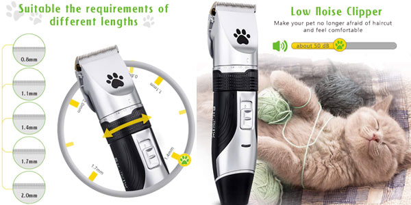 Cortapelos para mascotas Focuspet chollo en Amazon