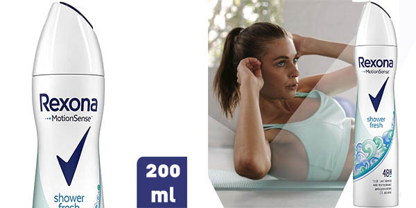 Desodorante Rexona MotionSense Shower Fresh de 200 ml barato