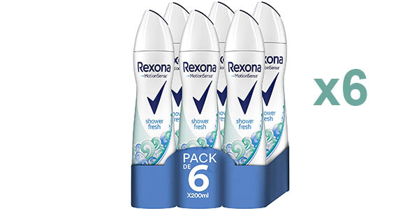 Desodorante Rexona MotionSense Shower Fresh de 200 ml