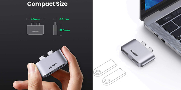 Adaptador HUB de USB C a USB 3.1 de Ugreen oferta en Amazon