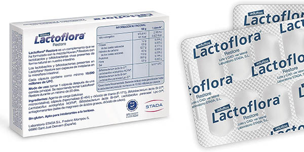 Lactoflora Restore probióticos cápsulas baratas