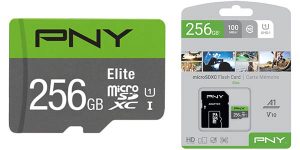 Tarjeta de memoria microSDXC PNY Elite de 256 GB