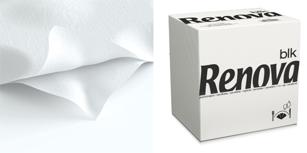Pack x18 Paquetes de servilletas grandes de 2 capas Renova BLK Premium (1.350 total) chollo en Amazon