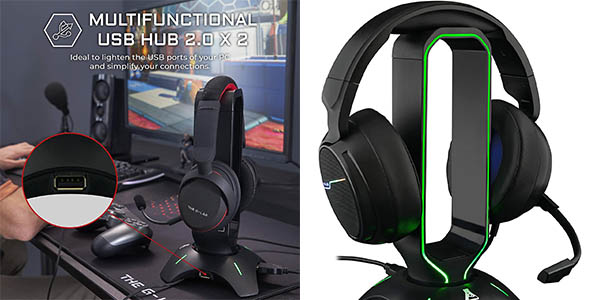 Soporte para auriculares The G-Lab K-Stand Radon en Amazon