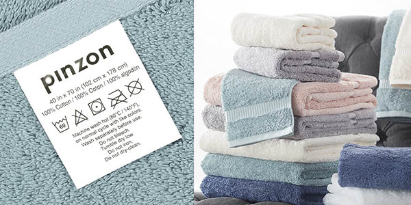 toallas pinzon algodón orgánico oferta