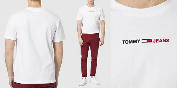 Tommy Jeans TJM Linear logo camiseta barata