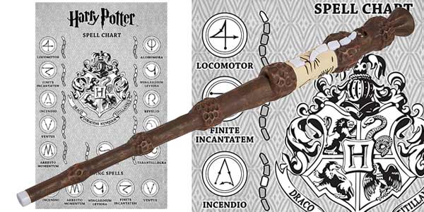 Varita mágica interactiva Albus Dumbledore de Harry Potter con efectos de luz y sonido barata en Amazon