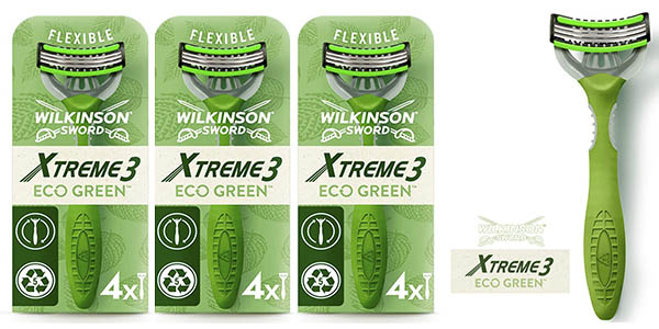 Wilkinson Sword Xtreme 3 ECO Green chollo