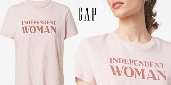 Camiseta de manga corta GAP Independent Woman para mujer chollo en AboutYou