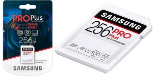 Chollo Tarjeta de memoria SD Samsung PRO Plus de 256 GB
