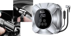 Compresor de aire Reesibi DC de 12V y 150PSI para neumáticos de automóvil barato en Amazon