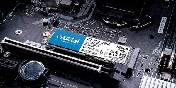 Disco interno SSD Crucial P2 CT2000P2SSD8 de 2 TB barato