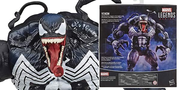 Figura articulada Venom Marvel Legends (Hasbro E96575L0) chollo en Amazon
