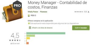 Money Manager Pro app gratis